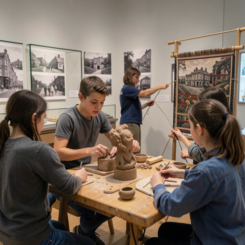 Bradford young people create 3D sculpture and tapestry for heritage exhibition